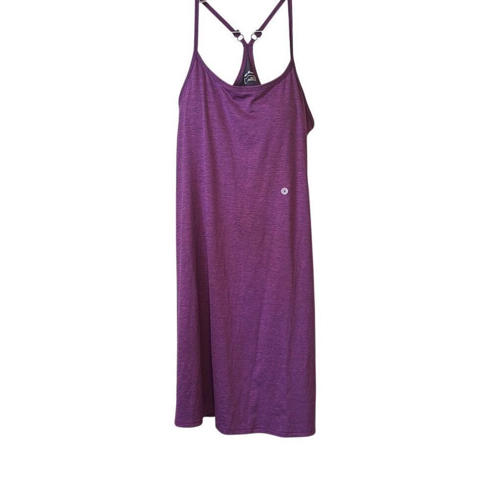 Eddie Bauer Grape Womens WR Resolution Padded Bra Athletic Dress S NEW